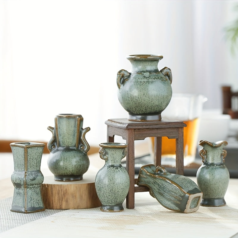 Creative Home Ornaments,  Ceramics,  Vases, Flower Arrangement, Ornaments, Glaze, Vintage Hydroponics