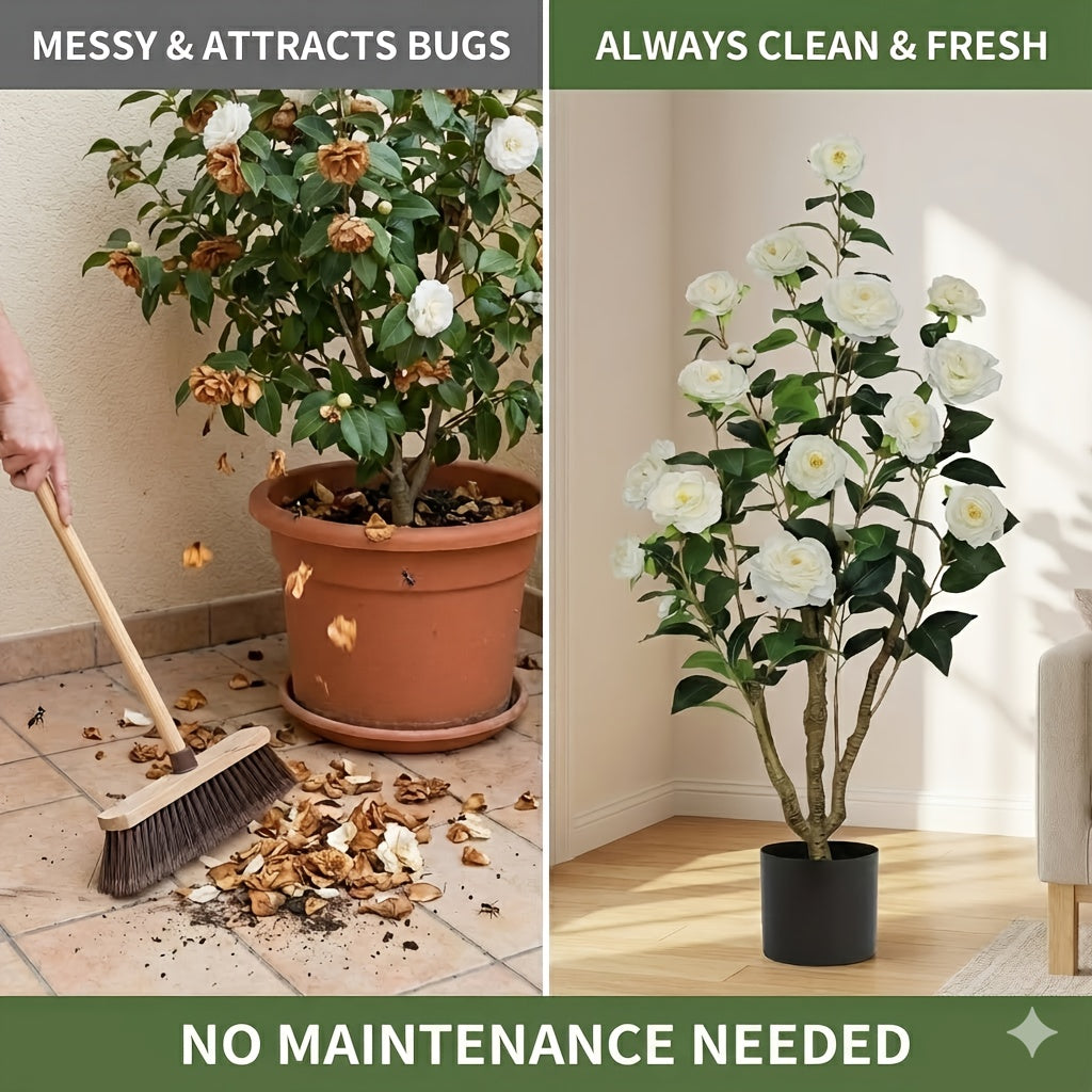 2-Pack White Camellia Trees 2-Pack 38\