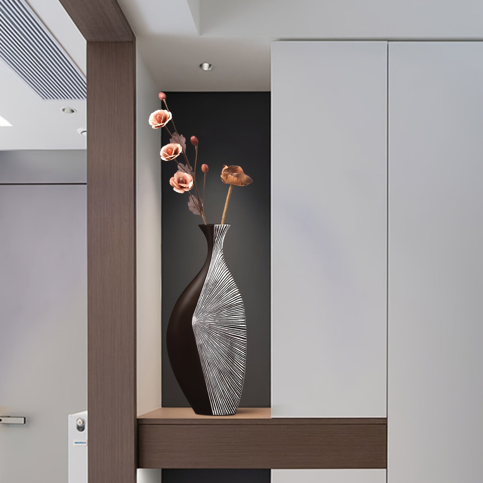 Resin Handmade Vase, Rustic Antique Style, 22.4\