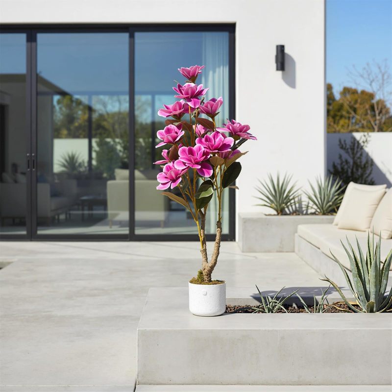 High-quality PEVA polyester fabric waterproof orchid pattern decorative item from the floral series, featuring elegant flower design suitable for home and office spaces